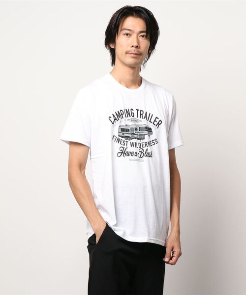 Blue Standard (ブルースタンダード)の「【BLUE STANDARD/ブルースタンダード】やわらか天竺素材 プリントTシャツ(Tシャツ/カットソー・メンズ・ホワイト/ブラック/ネイビー/オリーブ/カーキ/サックスブルー/ピンク/ブルー/その他1/その他2/その他3/その他4/ホワイト系その他/その他16/その他9/その他8/その他13/ピンク系その他/その他6/その他15/その他7/ブルー系その他/その他14/グリーン系その他/ブラック系その他/その他11/その他10/その他12・X-LARGE/MEDIUM/LARGE)」の18枚目の写真