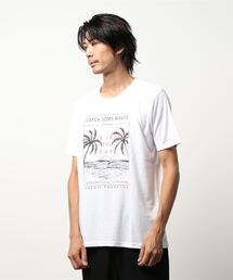 【BLUE STANDARD/ブルースタンダード】やわらか天竺素材 プリントTシャツ