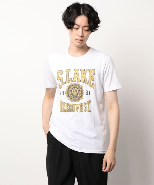 Blue Standard (ブルースタンダード)の「【BLUE STANDARD/ブルースタンダード】やわらか天竺素材 プリントTシャツ(Tシャツ/カットソー・メンズ・ホワイト/ブラック/ネイビー/オリーブ/カーキ/サックスブルー/ピンク/ブルー/その他1/その他2/その他3/その他4/ホワイト系その他/その他16/その他9/その他8/その他13/ピンク系その他/その他6/その他15/その他7/ブルー系その他/その他14/グリーン系その他/ブラック系その他/その他11/その他10/その他12・X-LARGE/MEDIUM/LARGE)」の22枚目の写真