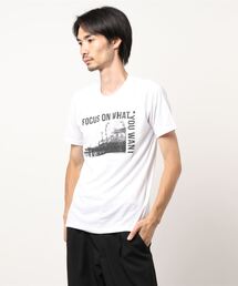 【BLUE STANDARD/ブルースタンダード】やわらか天竺素材 プリントＴシャツ