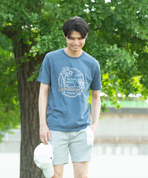 Blue Standard (ブルースタンダード)の「【BLUE STANDARD/ブルースタンダード】やわらか天竺素材 プリントTシャツ(Tシャツ/カットソー・メンズ・ホワイト/ブラック/ネイビー/オリーブ/カーキ/サックスブルー/ピンク/ブルー/その他1/その他2/その他3/その他4/ホワイト系その他/その他16/その他9/その他8/その他13/ピンク系その他/その他6/その他15/その他7/ブルー系その他/その他14/グリーン系その他/ブラック系その他/その他11/その他10/その他12・X-LARGE/MEDIUM/LARGE)」の10枚目の写真