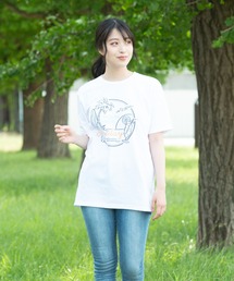【BLUE STANDARD/ブルースタンダード】やわらか天竺素材 プリントＴシャツ