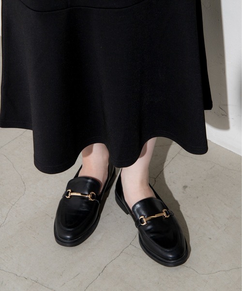 ANGIE（アンジー）の「ビットローファー/コインローファー（ローファー・レディース・ブラック/ダークブラウン/ブラウン/アイボリー/グリーン系その他/ブラック系その他/ブラウン系その他/シルバー/ゴールド・SMALL/MEDIUM/LARGE/X-LARGE）」の19枚目の写真