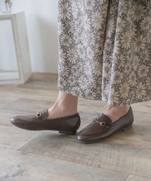 ITEMS URBANRESEARCH(アイテムズ アーバンリサーチ)の「ビットローファー(ローファー・レディース・ブラウン/ブラック・MEDIUM/SMALL/LARGE)」の1枚目の写真