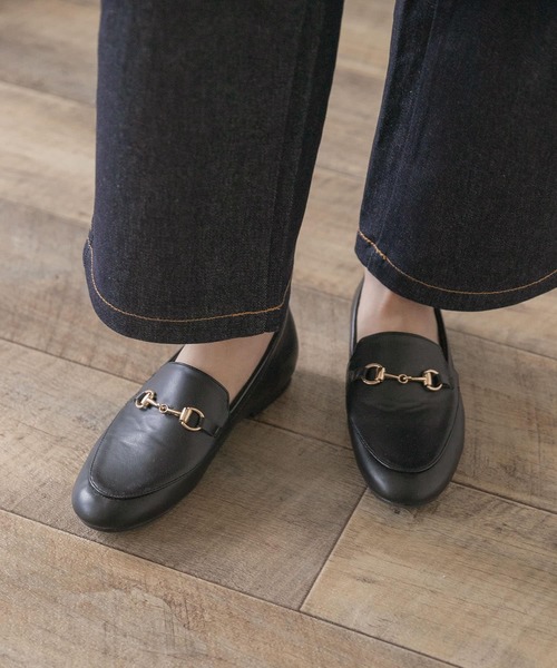 ITEMS URBANRESEARCH(アイテムズ アーバンリサーチ)の「ビットローファー(ローファー・レディース・ブラウン/ブラック・MEDIUM/SMALL/LARGE)」の2枚目の写真