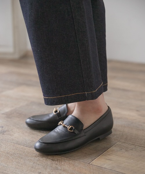 ITEMS URBANRESEARCH(アイテムズ アーバンリサーチ)の「ビットローファー(ローファー・レディース・ブラウン/ブラック・MEDIUM/SMALL/LARGE)」の3枚目の写真