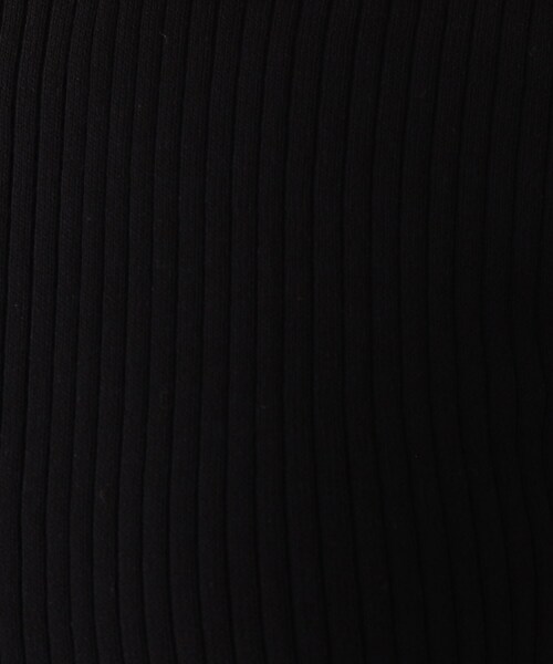 OPAQUE.CLIP（オペークドットクリップ）の「◆ICE COTTON(R) リブニットプルオーバー【WEB限定サイズ】（ニット/セーター・レディース・パープル系4/ブラック/オフホワイト/ピンク系その他・34/42/38/36/40）」の6枚目の写真