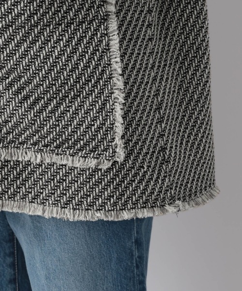 LOWRYS FARM（ローリーズファーム）の「ツィードシャツジャケット　959048（その他アウター・レディース・ブラック/ベージュ・FREE）」の14枚目の写真