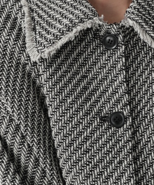 LOWRYS FARM（ローリーズファーム）の「ツィードシャツジャケット　959048（その他アウター・レディース・ブラック/ベージュ・FREE）」の12枚目の写真