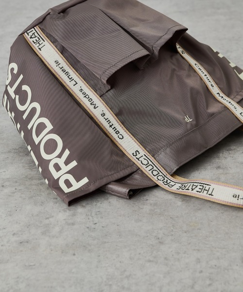 THEATRE PRODUCTS（シアタープロダクツ）の「THEATRE PRODUCTS / Dailyrusset別注ナイロンガーデントートバッグ（トートバッグ・レディース・ブラック/ベージュ/グレー・FREE）」の17枚目の写真
