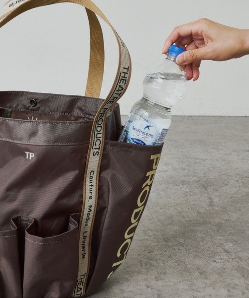 THEATRE PRODUCTS（シアタープロダクツ）の「THEATRE PRODUCTS / Dailyrusset別注ナイロンガーデントートバッグ（トートバッグ・レディース・ブラック/ベージュ/グレー・FREE）」の21枚目の写真