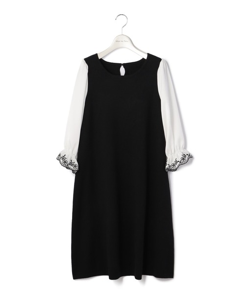 信頼上品 Aラインニットワンピース ワンピース Laisse Passe レッセパッセ のファッション 激安特価特売 Arenatheatre Net