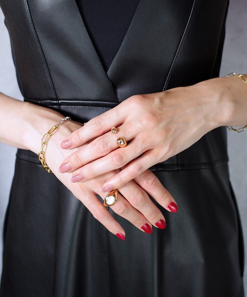 SIGNAL（シグナル）の「【SIGNAL/シグナル】Bold Line Ring / ボールドラインリング（リング・レディース・シルバー/ゴールド・#11）」の6枚目の写真