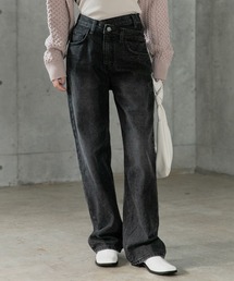 ALAND | 3.3Field Trip／LAYEREDストレートデニム　2218893(デニムパンツ)