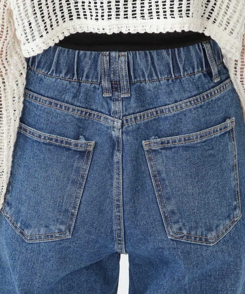 ALAND（エーランド）の「3.3Field Trip／LAYEREDストレートデニム　2218893（デニムパンツ・レディース・インディゴブルー/ブラック・SMALL/MEDIUM）」の16枚目の写真