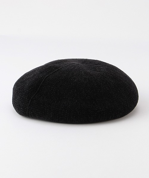 X-girl Stages（エックスガールステージス）の「3D刺繍ベレー帽（ハンチング/ベレー帽・キッズ・ブラック/アイボリー・FREE）」の5枚目の写真