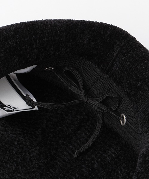 X-girl Stages（エックスガールステージス）の「3D刺繍ベレー帽（ハンチング/ベレー帽・キッズ・ブラック/アイボリー・FREE）」の9枚目の写真