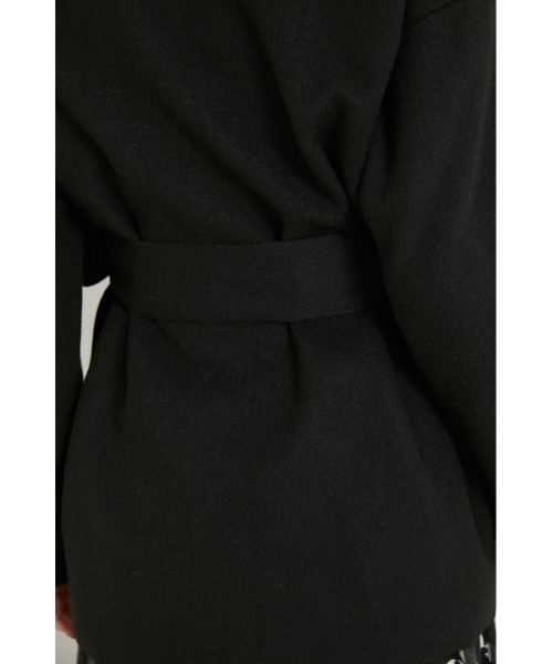 rienda（リエンダ）の「ルーズショートコート（その他アウター・レディース・ブラック/ライム/ブラウン/ライトベージュ・FREE）」の16枚目の写真