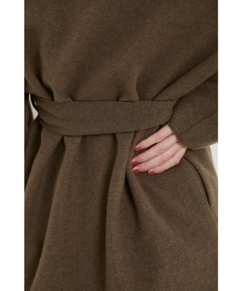 rienda（リエンダ）の「ルーズショートコート（その他アウター・レディース・ブラック/ライム/ブラウン/ライトベージュ・FREE）」の17枚目の写真