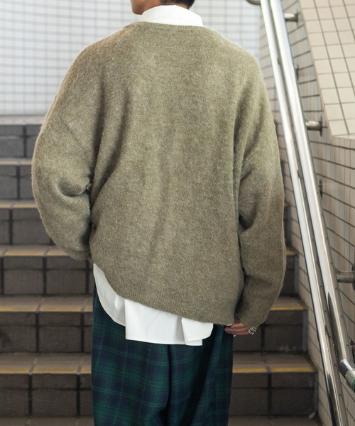 kutir(クティール)の「モヘアライクルーズカーディガン(カーディガン/ボレロ・メンズ・ベージュ/レッド/ライトブルー/ブラック/ライトグリーン・MEDIUM/LARGE)」の12枚目の写真