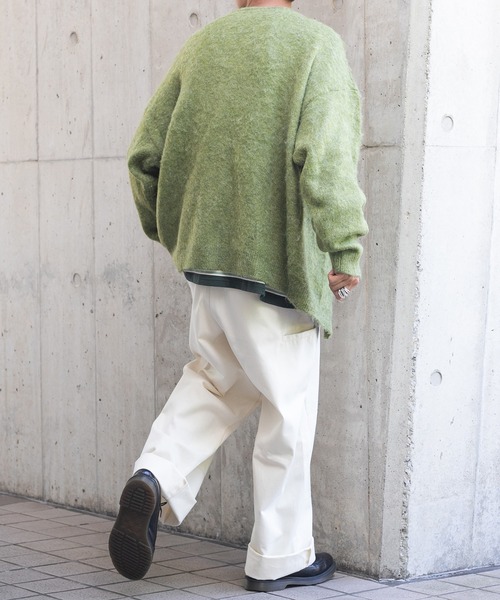 kutir(クティール)の「モヘアライクルーズカーディガン(カーディガン/ボレロ・メンズ・ベージュ/レッド/ライトブルー/ブラック/ライトグリーン・MEDIUM/LARGE)」の19枚目の写真