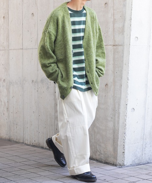 kutir(クティール)の「モヘアライクルーズカーディガン(カーディガン/ボレロ・メンズ・ベージュ/レッド/ライトブルー/ブラック/ライトグリーン・MEDIUM/LARGE)」の16枚目の写真