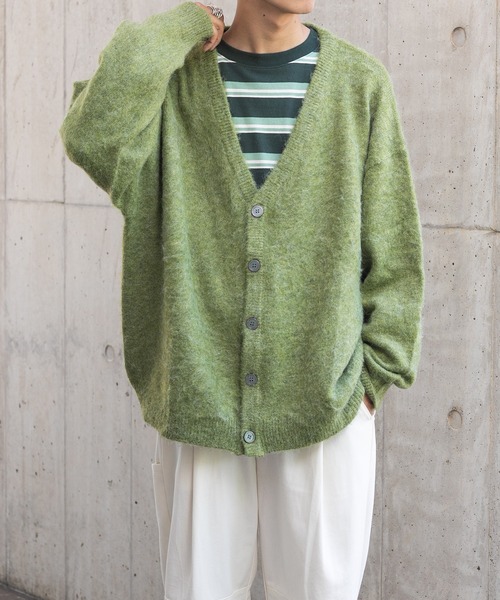 kutir(クティール)の「モヘアライクルーズカーディガン(カーディガン/ボレロ・メンズ・ベージュ/レッド/ライトブルー/ブラック/ライトグリーン・MEDIUM/LARGE)」の20枚目の写真