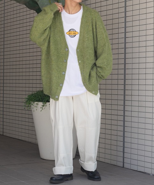 kutir(クティール)の「モヘアライクルーズカーディガン(カーディガン/ボレロ・メンズ・ベージュ/レッド/ライトブルー/ブラック/ライトグリーン・MEDIUM/LARGE)」の17枚目の写真