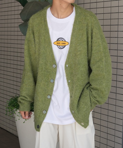 kutir(クティール)の「モヘアライクルーズカーディガン(カーディガン/ボレロ・メンズ・ベージュ/レッド/ライトブルー/ブラック/ライトグリーン・MEDIUM/LARGE)」の22枚目の写真