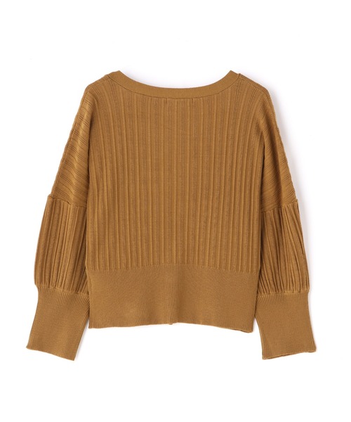 FREE'S MART（フリーズマート）の「タック編みウエストリブカーディガン（カーディガン/ボレロ・レディース・パープル/カーキ/ブラック・FREE）」の20枚目の写真