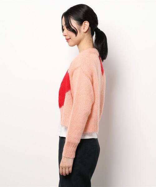 NOMA t.d.（ノーマティーディー）の「【NOMA t.d./ノーマティーディー】Hand Knit Diamond Cardigan：カーディガン（カーディガン/ボレロ・レディース・ピンク・X-SMALL）」の21枚目の写真