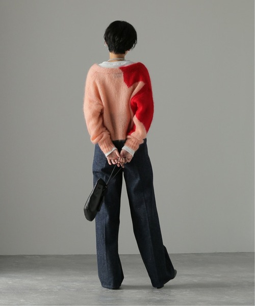 NOMA t.d.（ノーマティーディー）の「【NOMA t.d./ノーマティーディー】Hand Knit Diamond Cardigan：カーディガン（カーディガン/ボレロ・レディース・ピンク・X-SMALL）」の19枚目の写真