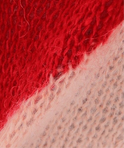 NOMA t.d.（ノーマティーディー）の「【NOMA t.d./ノーマティーディー】Hand Knit Diamond Cardigan：カーディガン（カーディガン/ボレロ・レディース・ピンク・X-SMALL）」の12枚目の写真