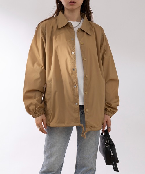 United Athle（ユナイテッドアスレ）の「【United Athle】shine nylon coach jacket / シャイン ナイロン コーチジャケット ナイロンブルゾン  撥水 7059（ナイロンジャケット・メンズ・ブラック/ベージュ/ネイビー/ブラウン/モスグリーン/バーガンディー/ダークグリーン/アッシュグレー・L/M/XL/XXL）」の4枚目の写真