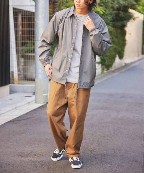 United Athle（ユナイテッドアスレ）の「【United Athle】shine nylon coach jacket / シャイン ナイロン コーチジャケット ナイロンブルゾン  撥水 7059（ナイロンジャケット・メンズ・ブラック/ベージュ/ネイビー/ブラウン/モスグリーン/バーガンディー/ダークグリーン/アッシュグレー・L/M/XL/XXL）」の14枚目の写真