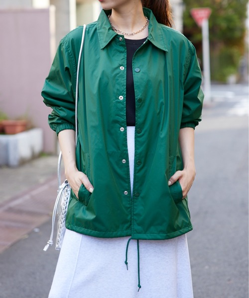 United Athle（ユナイテッドアスレ）の「【United Athle】shine nylon coach jacket / シャイン ナイロン コーチジャケット ナイロンブルゾン  撥水 7059（ナイロンジャケット・メンズ・ブラック/ベージュ/ネイビー/ブラウン/モスグリーン/バーガンディー/ダークグリーン/アッシュグレー・L/M/XL/XXL）」の16枚目の写真