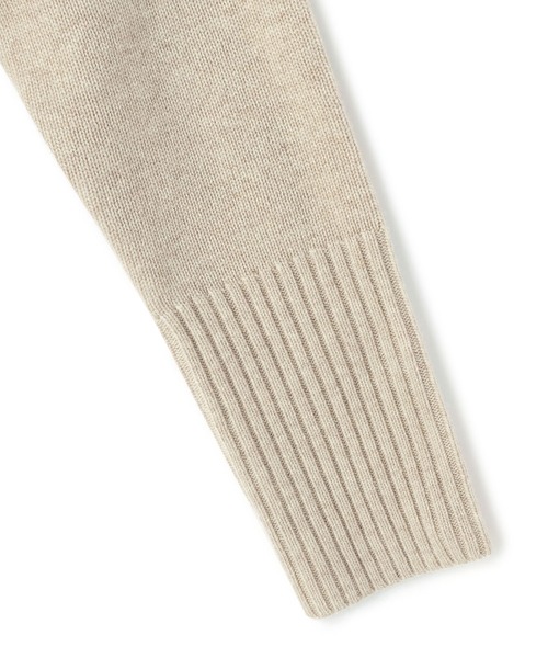 N.O.R.C by the line（ノークバイザライン）の「ウールカシミヤクルーネック（ニット/セーター・レディース・オフホワイト/トップグレー/ブラック/アッシュブラウン/ベージュ/ピンク・L/M/S）」の18枚目の写真