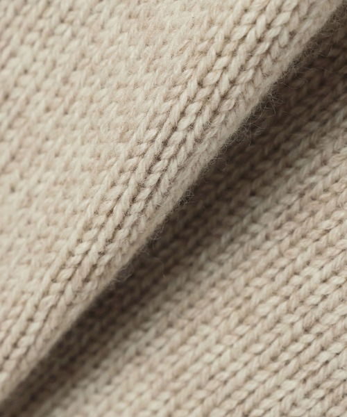 N.O.R.C by the line（ノークバイザライン）の「ウールカシミヤクルーネック（ニット/セーター・レディース・オフホワイト/トップグレー/ブラック/アッシュブラウン/ベージュ/ピンク・L/M/S）」の17枚目の写真