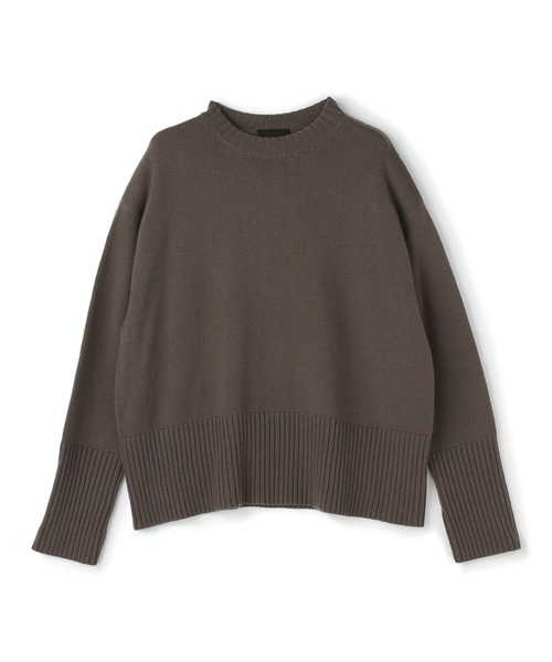 N.O.R.C by the line（ノークバイザライン）の「ウールカシミヤクルーネック（ニット/セーター・レディース・オフホワイト/トップグレー/ブラック/アッシュブラウン/ベージュ/ピンク・L/M/S）」の12枚目の写真