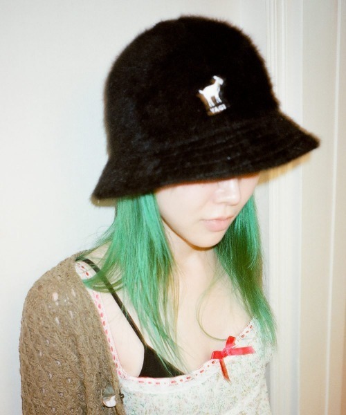 KANGOL(カンゴール)の「KANGOL YAGI Furgora Casual(ハット・メンズ・ブラック/ネイビー/アイボリー/ピンク/グリーン・X-LARGE/LARGE/MEDIUM)」の6枚目の写真
