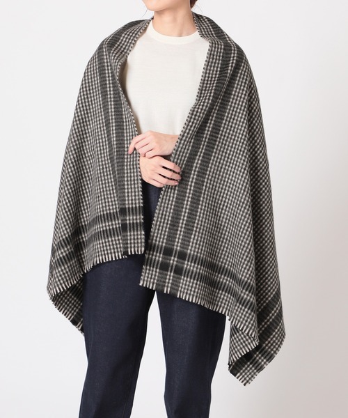 IENA（イエナ）の「【BEGG＆CO/ベグアンドコー 】LAMSWOOL ANGORA ストール◆（ストール/ショール・レディース・ブラック系その他/グレー系その他・FREE）」の12枚目の写真