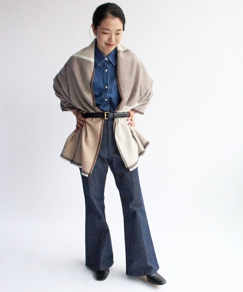 BEGG＆CO/ベグアンドコー 】LAMSWOOL ANGORA ストール◇