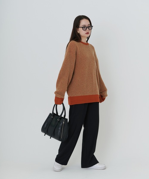 TINA:JOJUN(ティーナジョジュン)の「2WAY ハンドバッグ TINA:JOJUN(ハンドバッグ・レディース・ブラック/ベージュ・F)」の18枚目の写真
