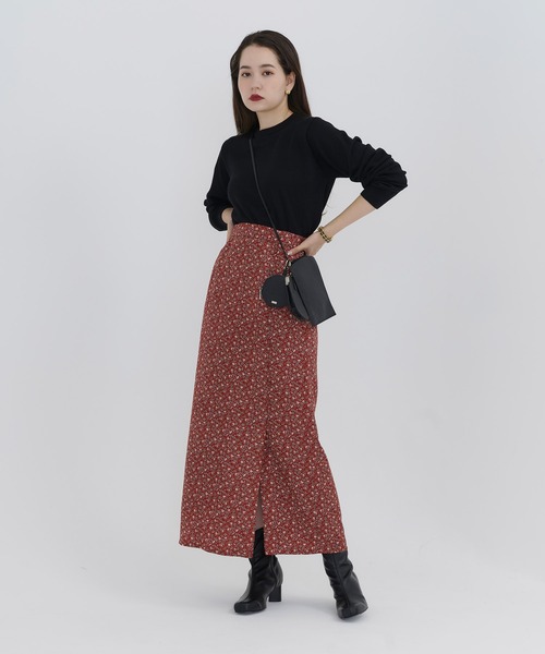 TINA：JOJUN（ティーナジョジュン）の「クルーネック ニット TINA：JOJUN（ニット/セーター・レディース・ブラック/ピンク/オレンジ/ブルー・M）」の22枚目の写真