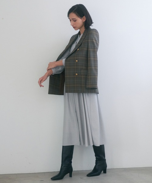 ANAYI】アナイ グレンチェックスカート 38 ANAYI（アナイ）の「ループ