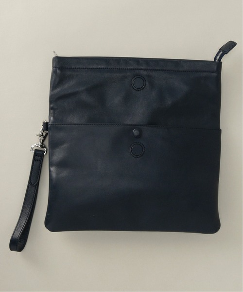 417 EDIFICE（フォーワンセブンエディフィス）の「【SEEKER / シーカー】2WAYクチオレクラッチショルダー（クラッチバッグ・メンズ・チャコールグレー/ブラック/ネイビー・FREE）」の9枚目の写真