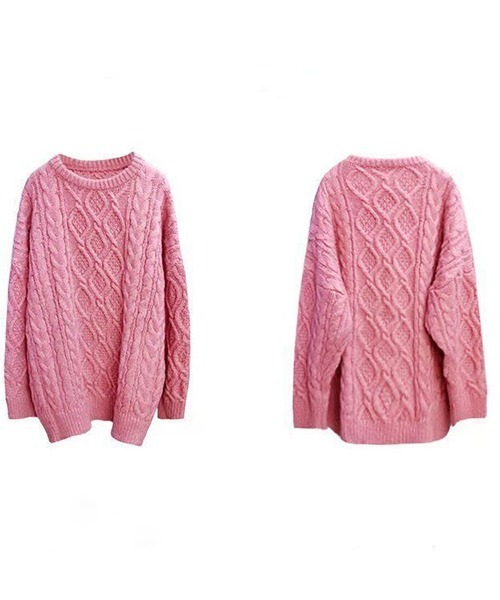 FRP（エフアールピー）の「YUGA  ローゲージニット　チュニックワンピース（ワンピース・レディース・ピンク/オフホワイト/ブラック/グレー・FREE）」の6枚目の写真