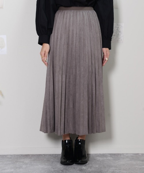 shopnikoniko(ショップニコニコ)の「プリーツスカート(スカート・レディース・ベージュ/ブラック/クリーム/ダークグレー・フリー)」の21枚目の写真