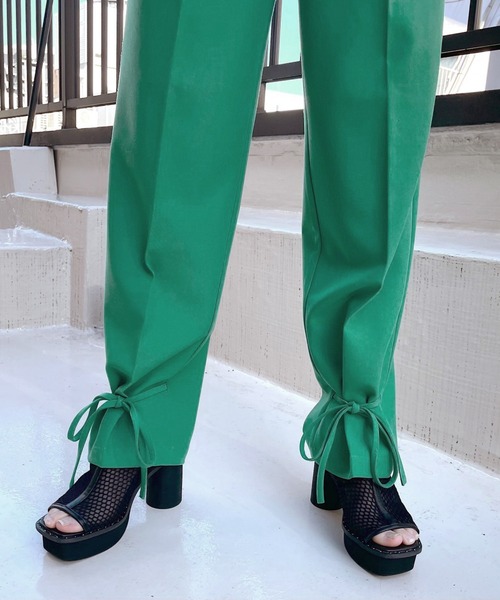 PAGEBOY（ページボーイ）の「リッチツイルセットアップパンツ（その他パンツ・レディース・ブラック/チャコールグレー/グリーン系その他/アイボリー・FREE）」の18枚目の写真