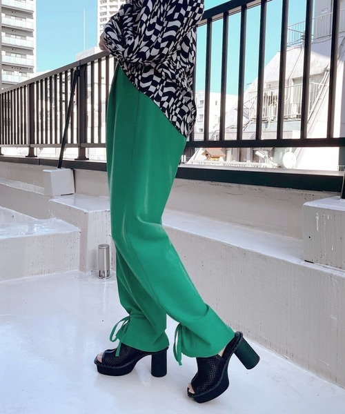 PAGEBOY（ページボーイ）の「リッチツイルセットアップパンツ（その他パンツ・レディース・ブラック/チャコールグレー/グリーン系その他/アイボリー・FREE）」の19枚目の写真